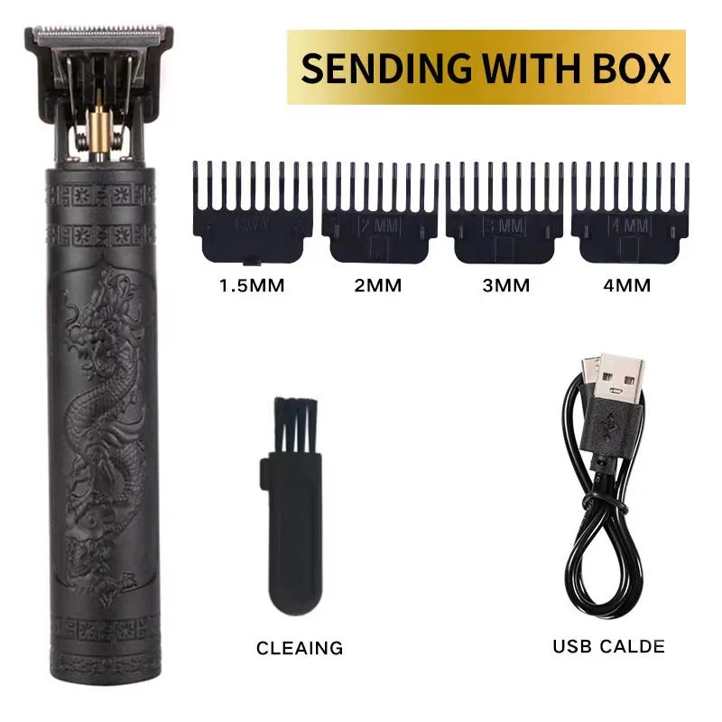 T9 Electric Hair Trimmer para homens, Hair Clipper, Barba De Barbear, Body Hair Clippers, Máquina De Corte De Cabelo, Barbeador Profissional, Shaver